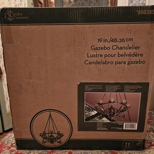 Garden Treasures Gazebo Chandelier Holds 8 Votive Candles